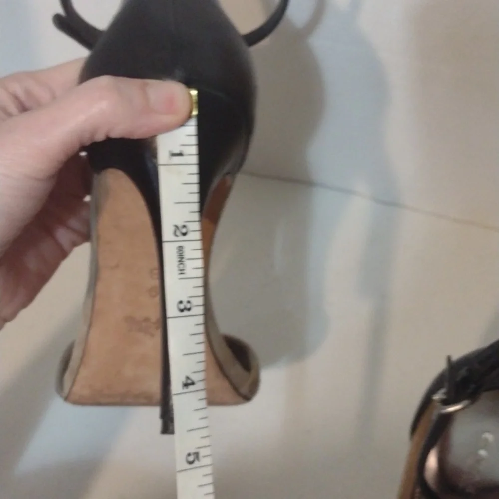 Coach bedazzled high heels size 9